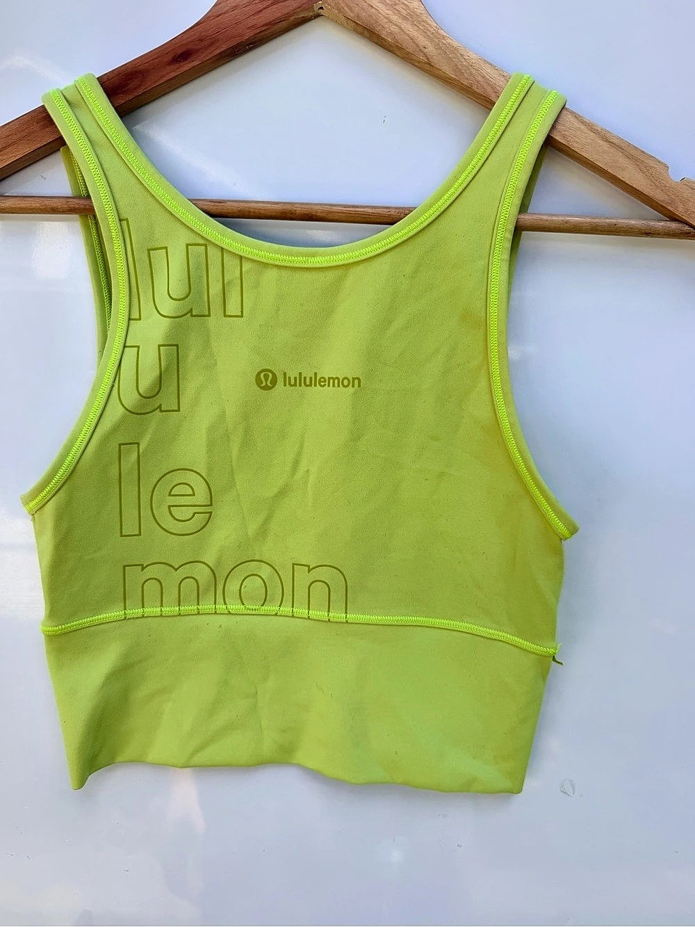 Lululemon Power Pivot Everlux Tank Top Green